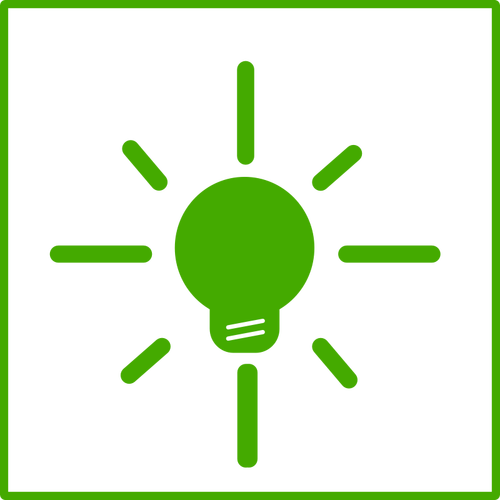 Eco sparen Energie-Vektor-Symbol