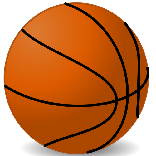Basketbol topu vektör görüntü