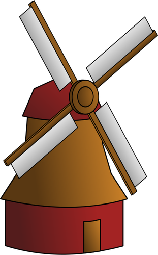 Gráficos vetoriais de um moinho de vento