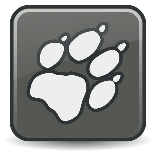 犬の足サイン ベクトル画像