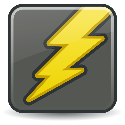 Lightning ikon vektorbild