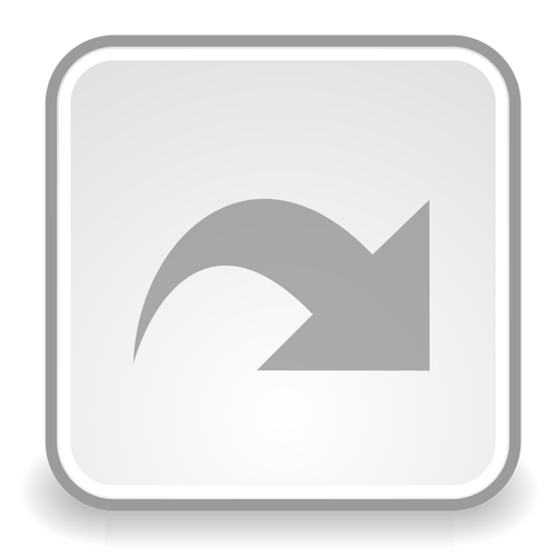 Imagen en escala de grises de descarga icono