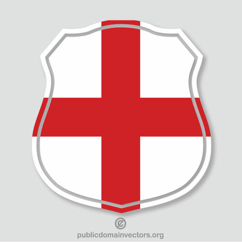 Englannin lipun vaakuna