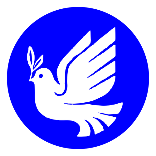 Weiße Taube des Friedens-Vektor-Bild