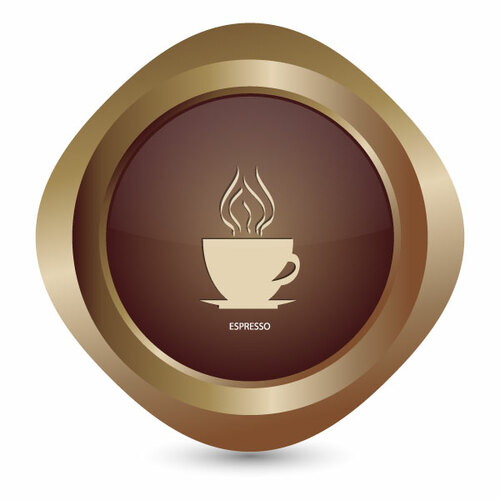 Koffie symbool glinsterende clip art