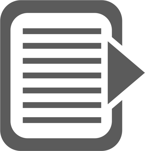Cuadrado gris exportación ilustración vector icono