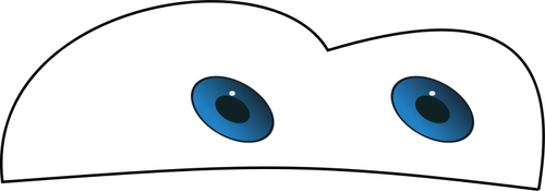Bil øyne vektor image