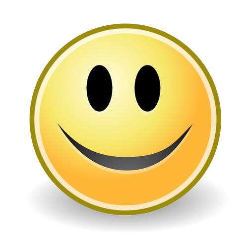 Smiley ansikte ikon vektorbild