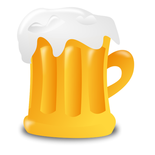 Illustration vectorielle de Beer mug