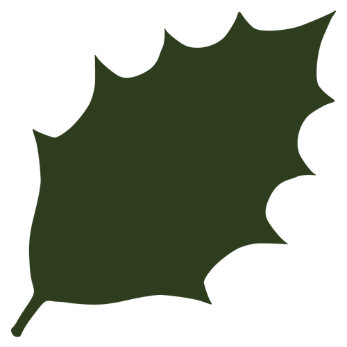 Leaf silhouette vector