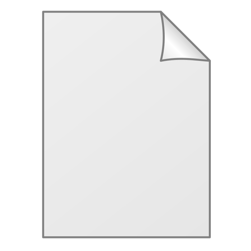En escala de grises archivo icono vector clip art
