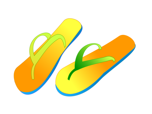 Flip-flops amarelo