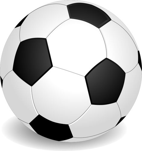 Vector illustratie van een voetbal
