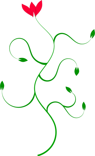 Image vectorielle de fleur plante