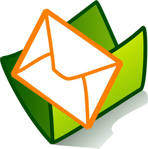 Imagine vectorială de e-mail pliant icon