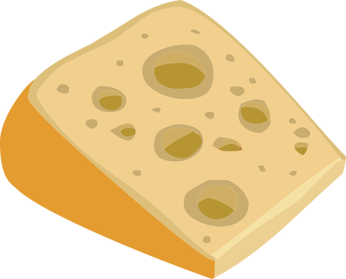 Stinkande ost skiva