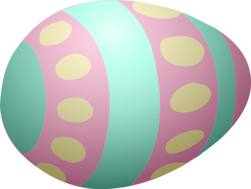 Rosa och blå ägg