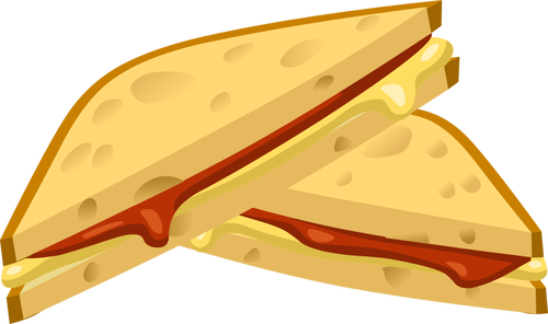 Gegrilde kaas sandwiches