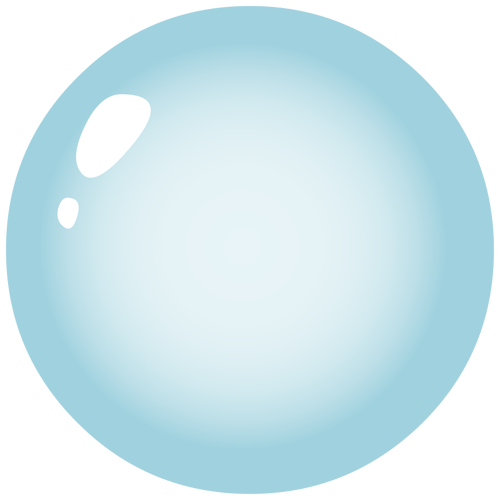 Blauwe zeepbel vector afbeelding