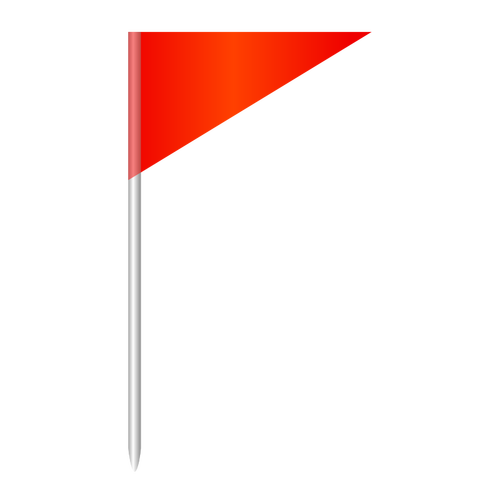 Rohové vlajka vektorový obrázek