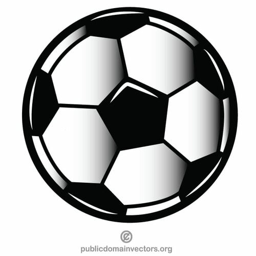 Futebol bola clip arte gráfica