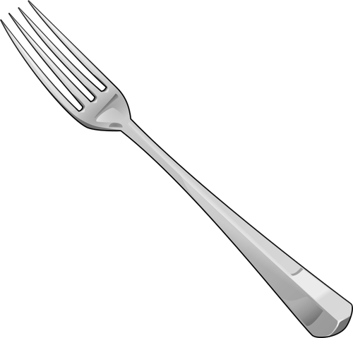 Outlined fork image