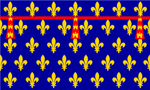 Ilustração do vetor bandeira de região de Artois