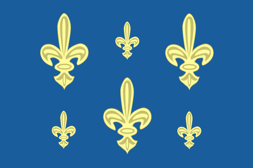 Drapelul Marinei franceze vector imagine