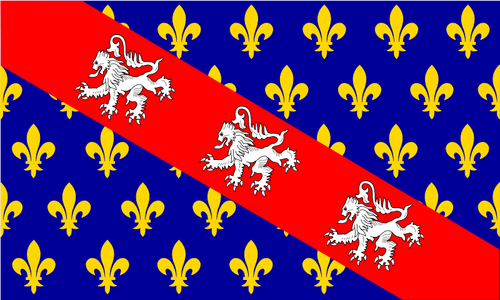 דגל אזור Marche גרפיקה וקטורית