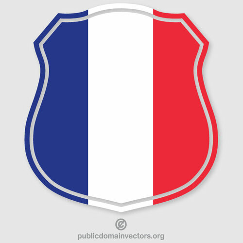 Français armoiries de drapeau