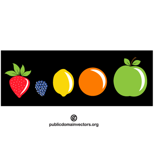 Coloridas frutas
