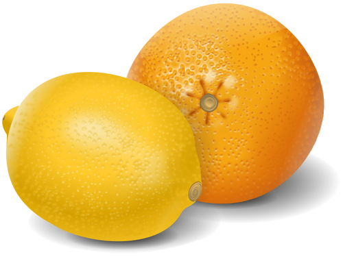 Sitron og appelsin