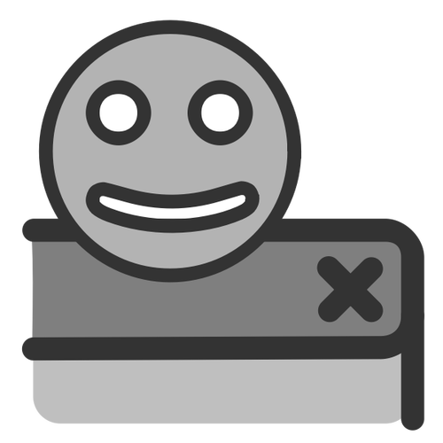 Ikon perangkat lunak simbol smiley