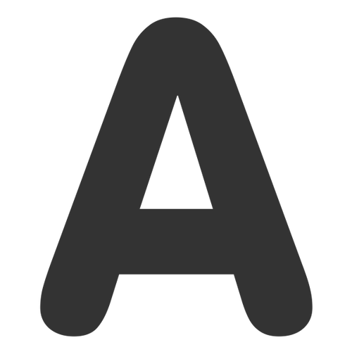 Font symbol clip art