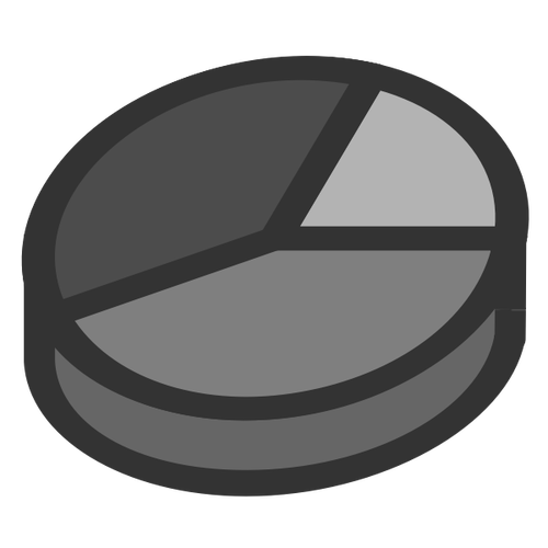 3D pie chart icon