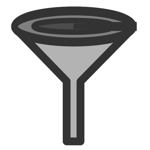 Icono de filtro color gris