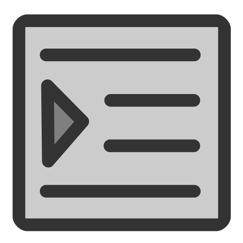 Indent text icon