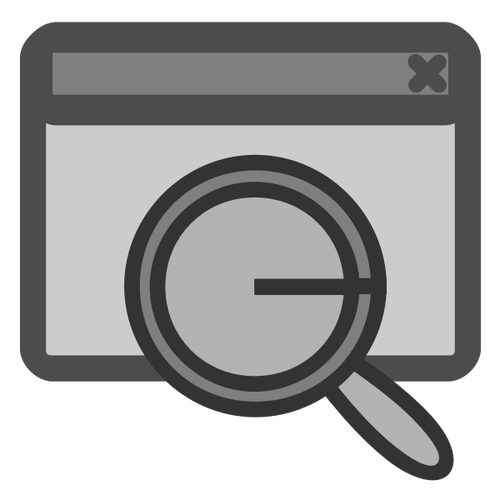 Icono vectorial del buscador de aplicaciones