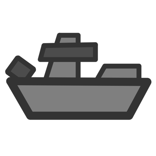 Klipart ikony bitevní lodi