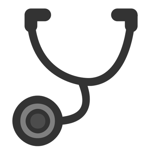 Ikona wektorowa stetoskopu