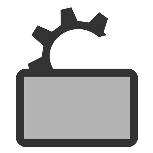 Símbolo de imagen prediseñada del icono de herramienta