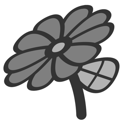 ClipArt-bild för blomsterikon