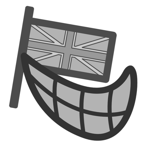 UK flag icon clip art
