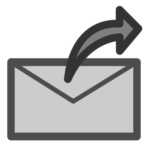 E-mailpost naar pictogram