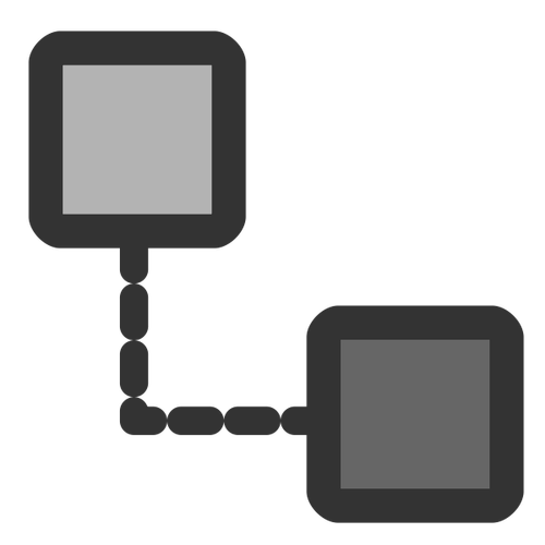 Ícone de rede de pacotes