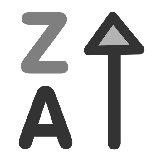 Classificar de Z a A