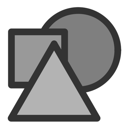 Arte de clipe vetorial de ícone de ungroup