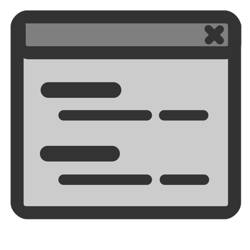 View text vector icon