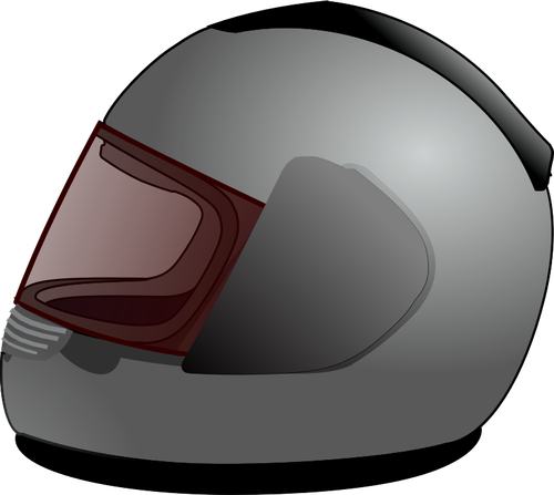 Clipart vetorial de capacete Full-face
