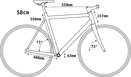 Geometrische fiets